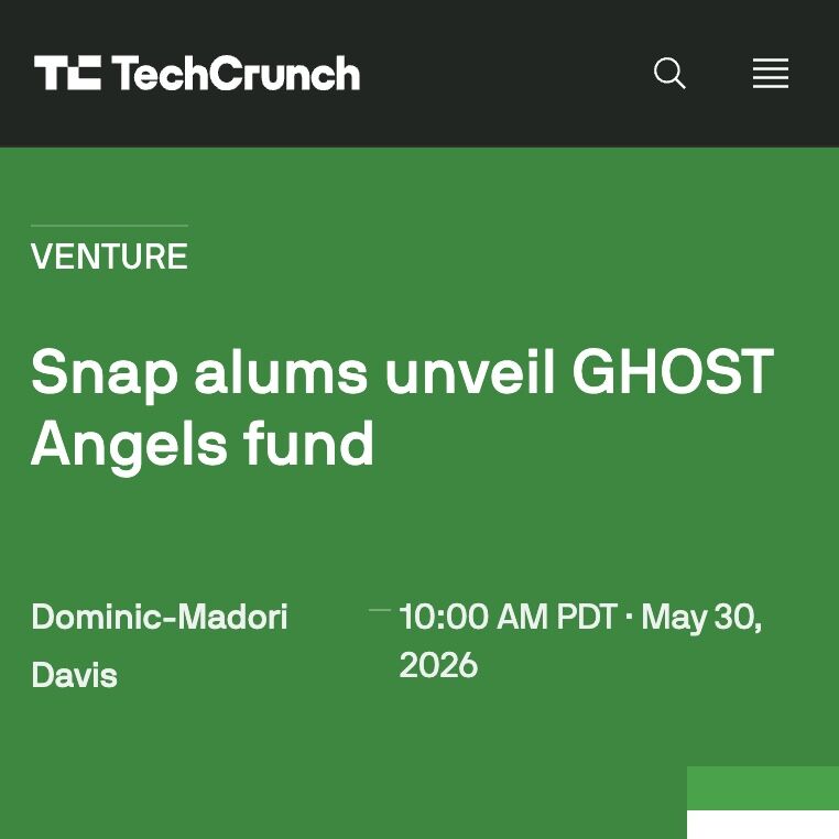 TechCrunch’s coverage of the GHOST Angels launch